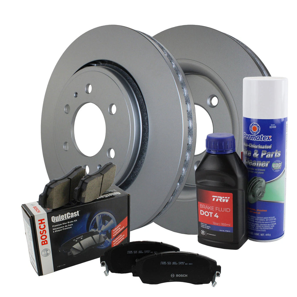Front Brake Kit 350mm Rotors & Bosch Ceramic Pads for Expedition F-150 Navigator (1997–2023)