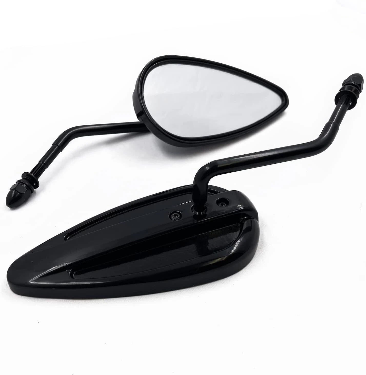 8mm Teardrop Mirror for Harley Davidson Sportster, Low Glide, Softail