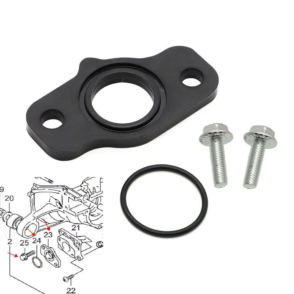Carburetor Joint Insulator Seal Spacer & Bolts for Suzuki Quadsport 80 LT80 (1980–1990)