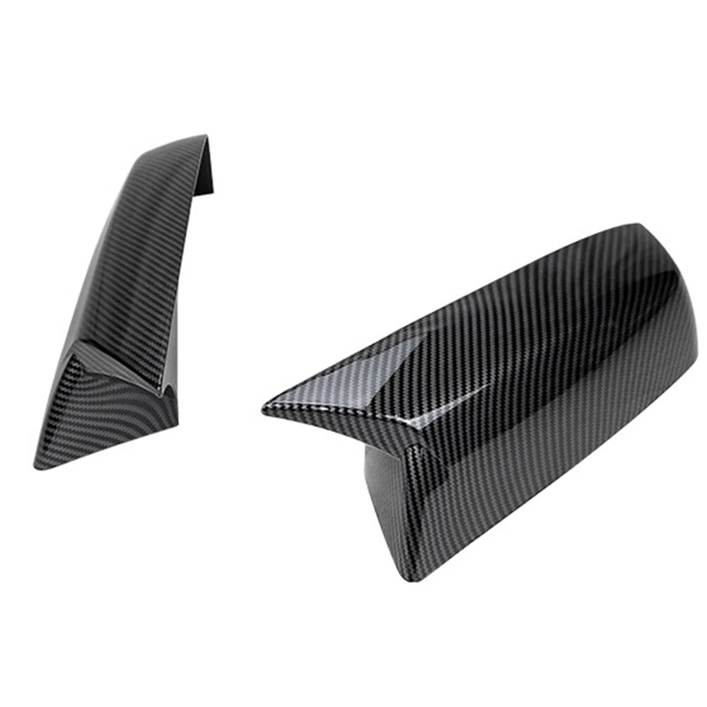 Carbon Look Add-On Rearview Side Wing Mirror Cap Cover for GMC Sierra 1500 (2014–2019)
