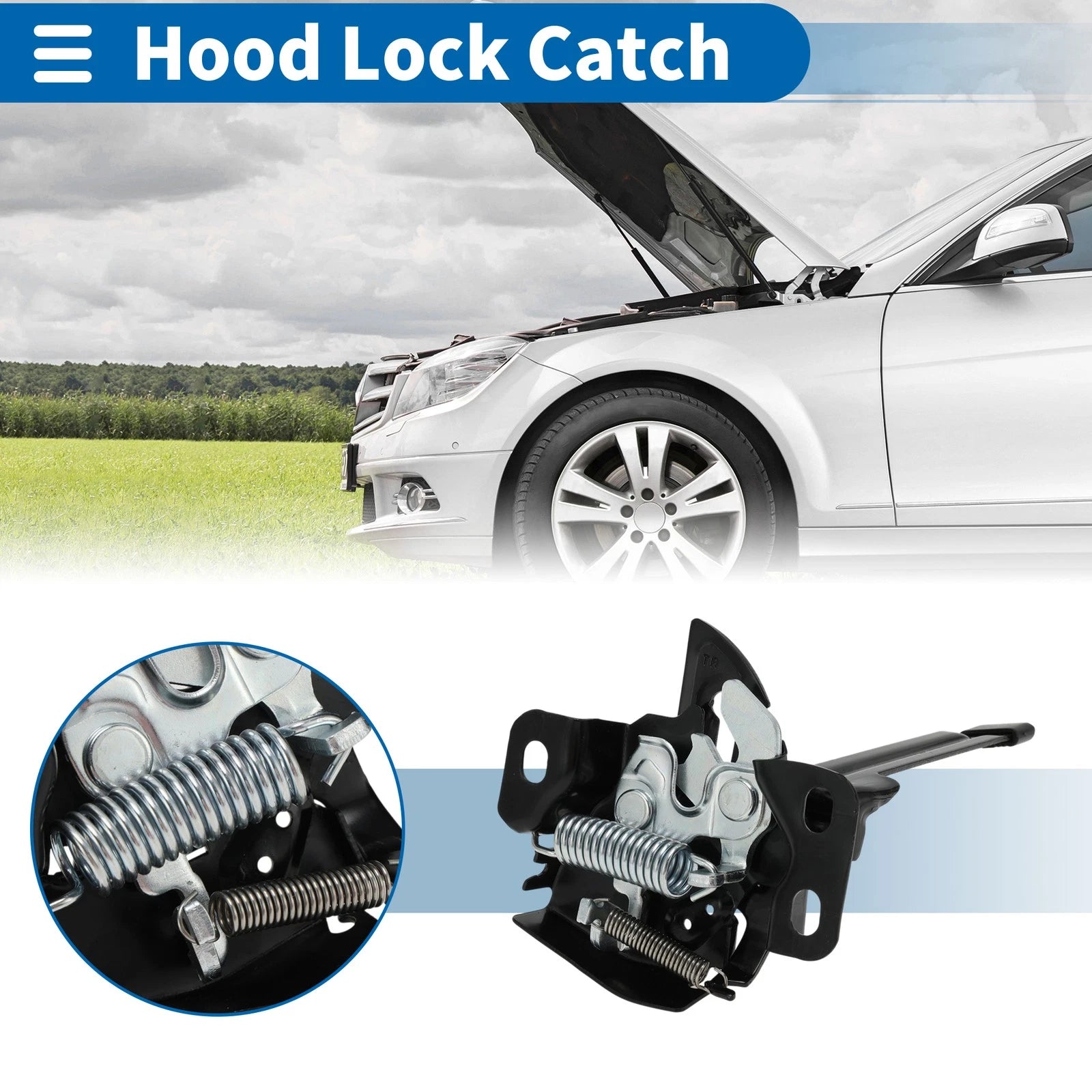 Hood Latch Assembly for Honda Civic (2012) No. 74120TR0A11/HO1234127