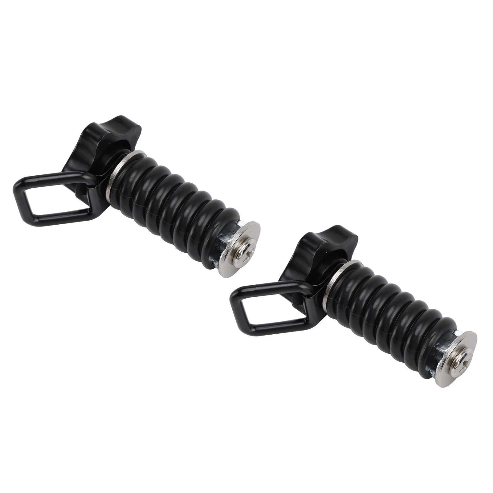 2X Tie Down Anchor D-Ring 1" Black for Polaris RZR 570 800 900 1000