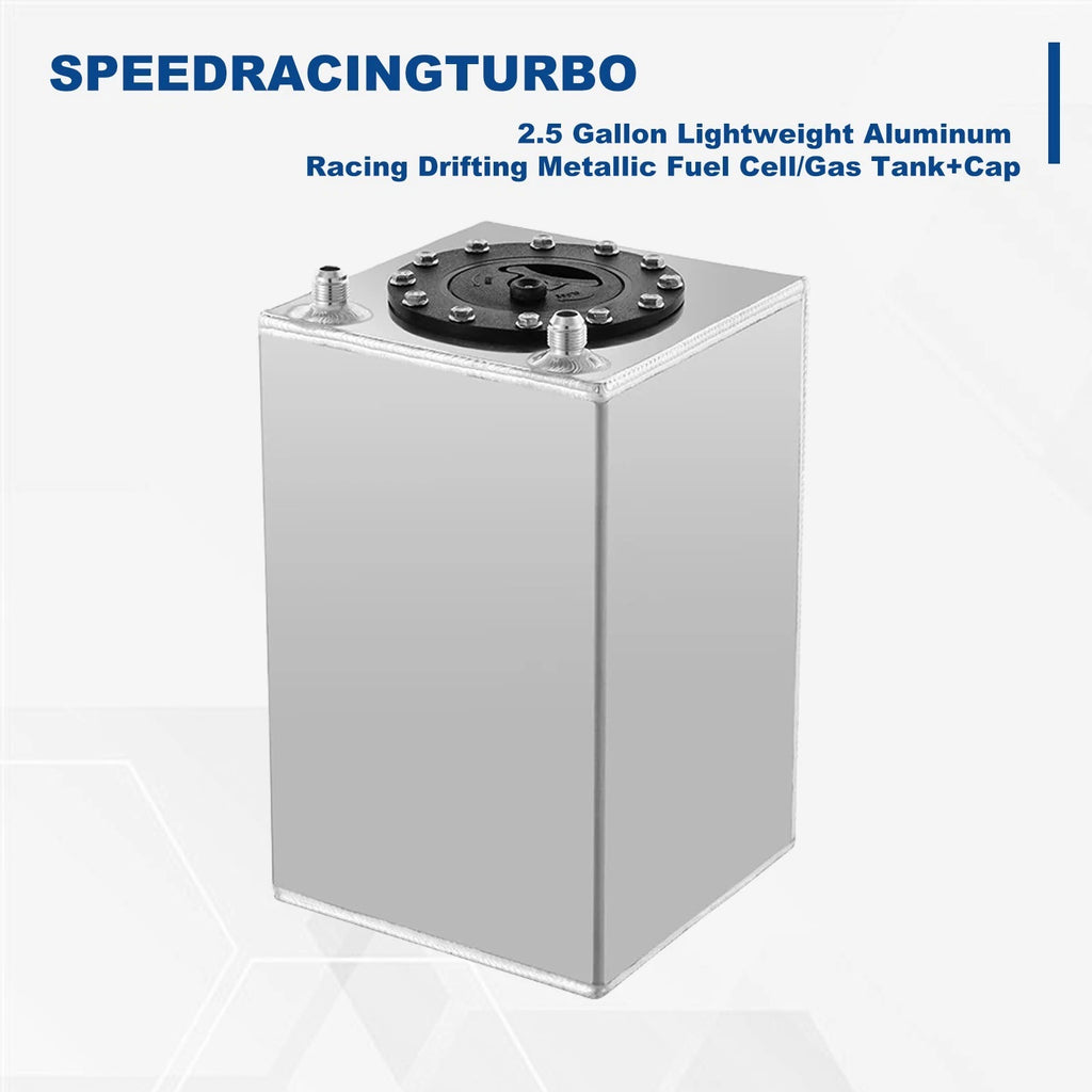 2.5 Gallon Aluminum Racing Fuel Cell for Universal (Fits Most Models)