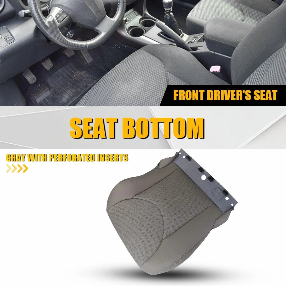 Bottom Seat Cover Gray Perforated for Toyota RAV4 (2006–2012)