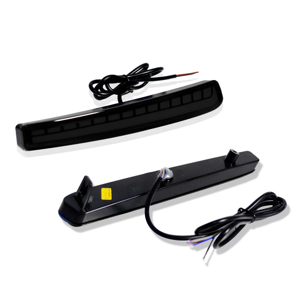 2X Smoked LED Bumper Tail Brake Lights for Toyota Corolla (2020–2021)