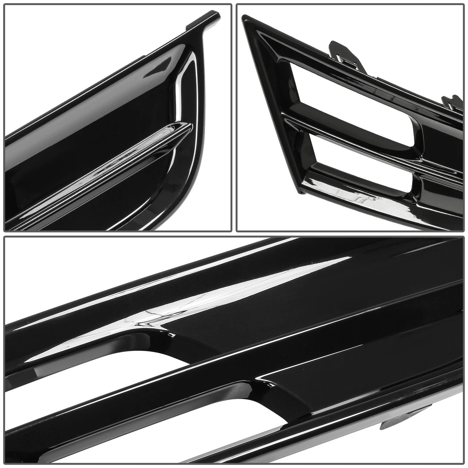 Fog Light Cover for Chrysler 200 C (2015–2017) - Left Side, OE Style, Black