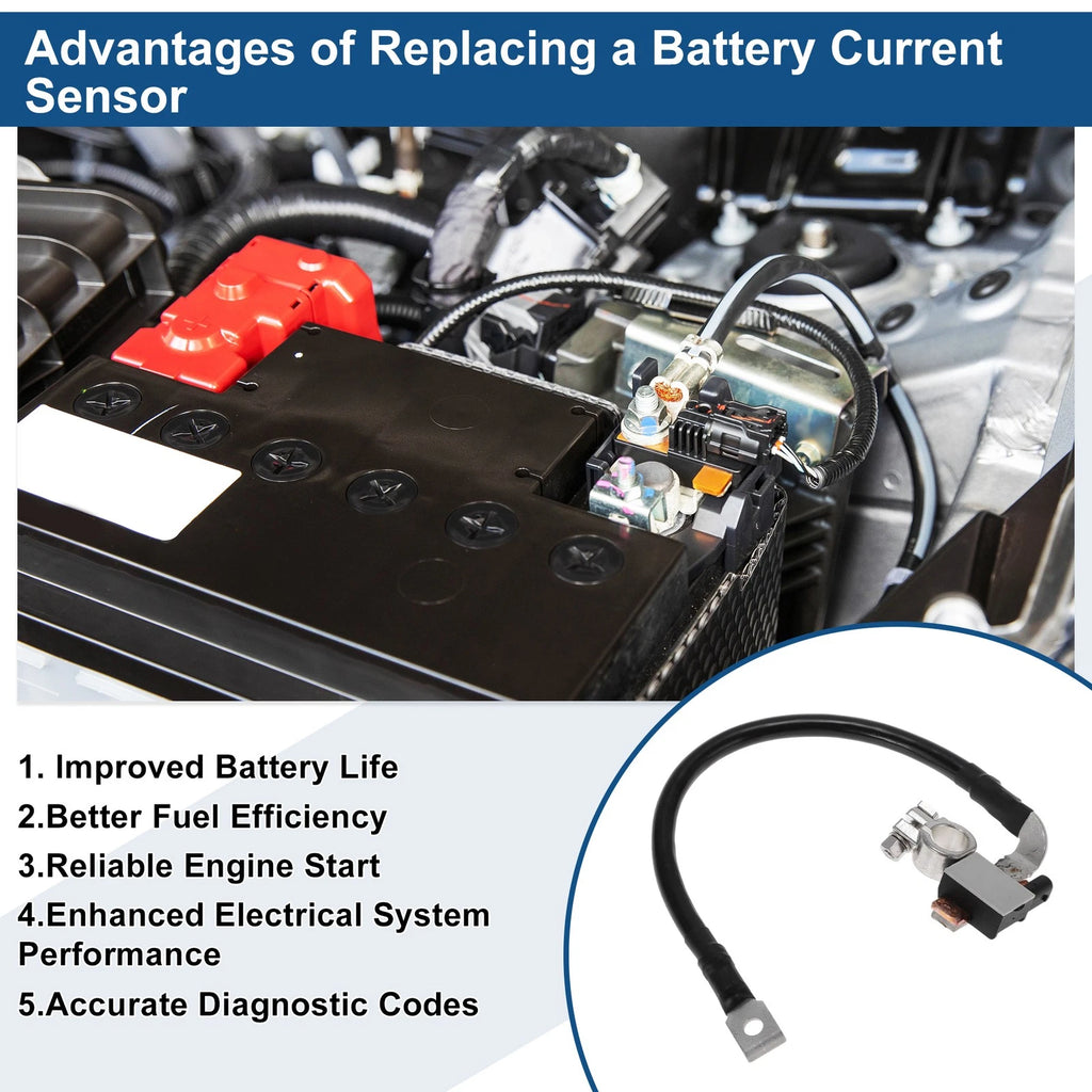 Battery Current Sensor No.61219117877 for BMW 320i (2013–2018) 1 Pc