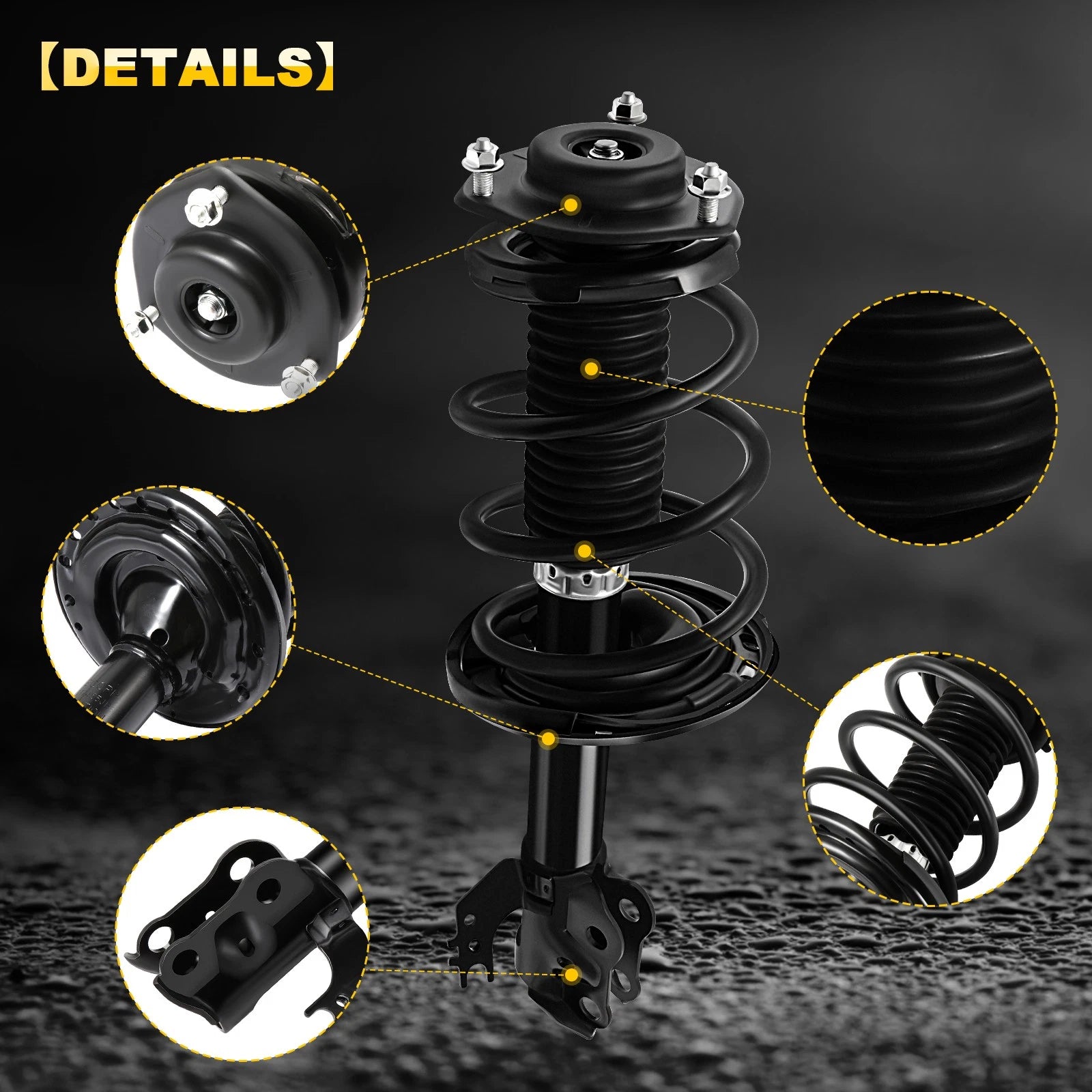Set of 2 Complete Struts for Toyota Camry (2012–2014)