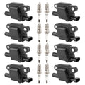 Set of 8 Ignition Coils & Iridium Plugs for Chevrolet Camaro SS (2016–2020)