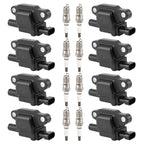 Set of 8 Ignition Coils & Iridium Plugs for Chevrolet Camaro SS (2016–2020)