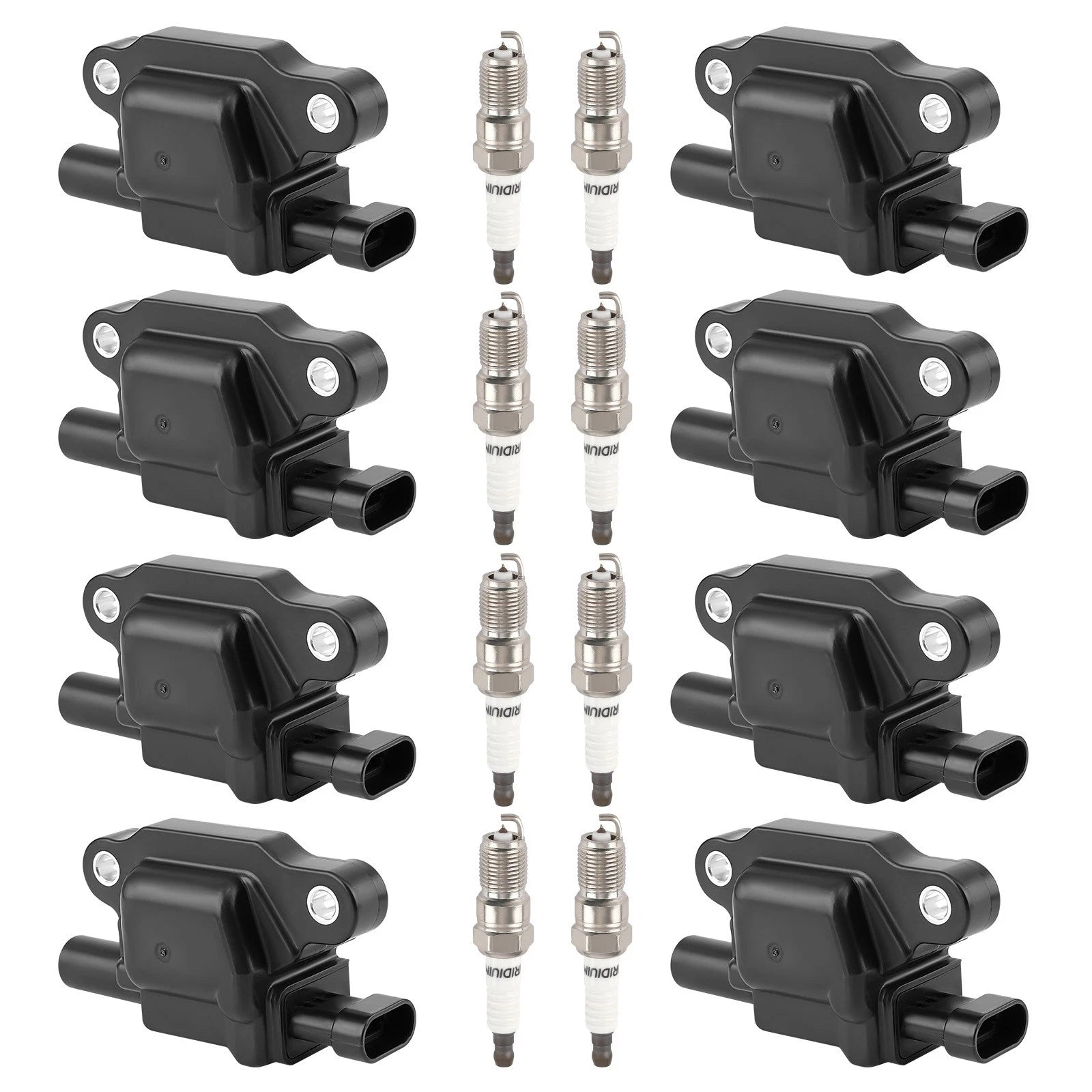 Set of 8 Ignition Coils & Iridium Plugs for Chevrolet Camaro SS (2016–2020)