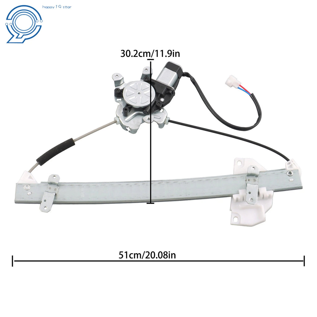 Front Left Power Window Regulator with Motor for Mitsubishi Mirage (1997-2001)