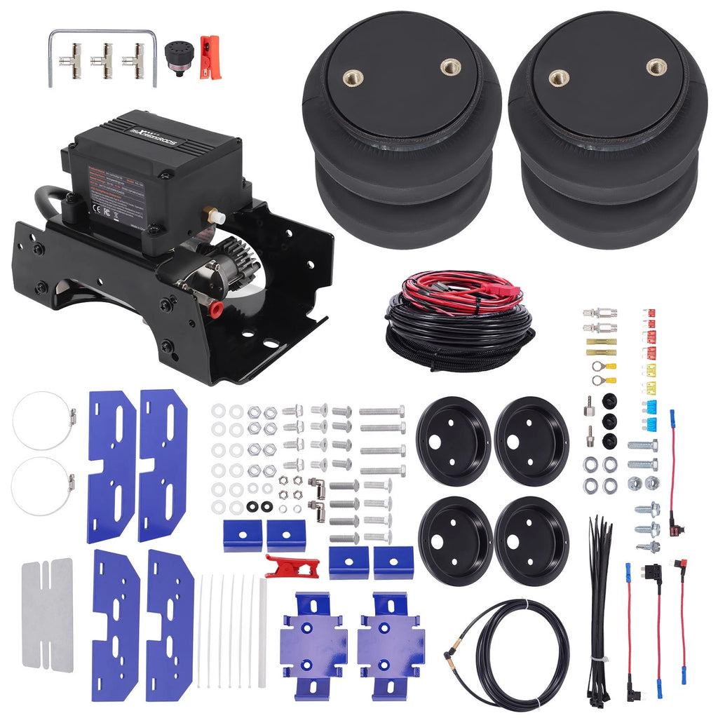 Air Suspension Kit + Wireless Air Compressor for Dodge Ram 1500 (2002–2008)