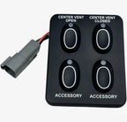 Helm Center Vent 4 Position Switch Panel for Pursuit Boats (329828)