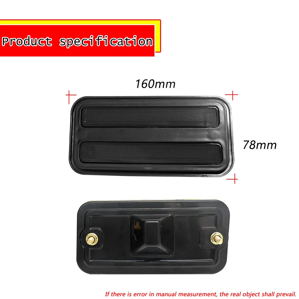 2PC Smoke Side Marker Light Housing for Pontiac Firebird (1970–1981)