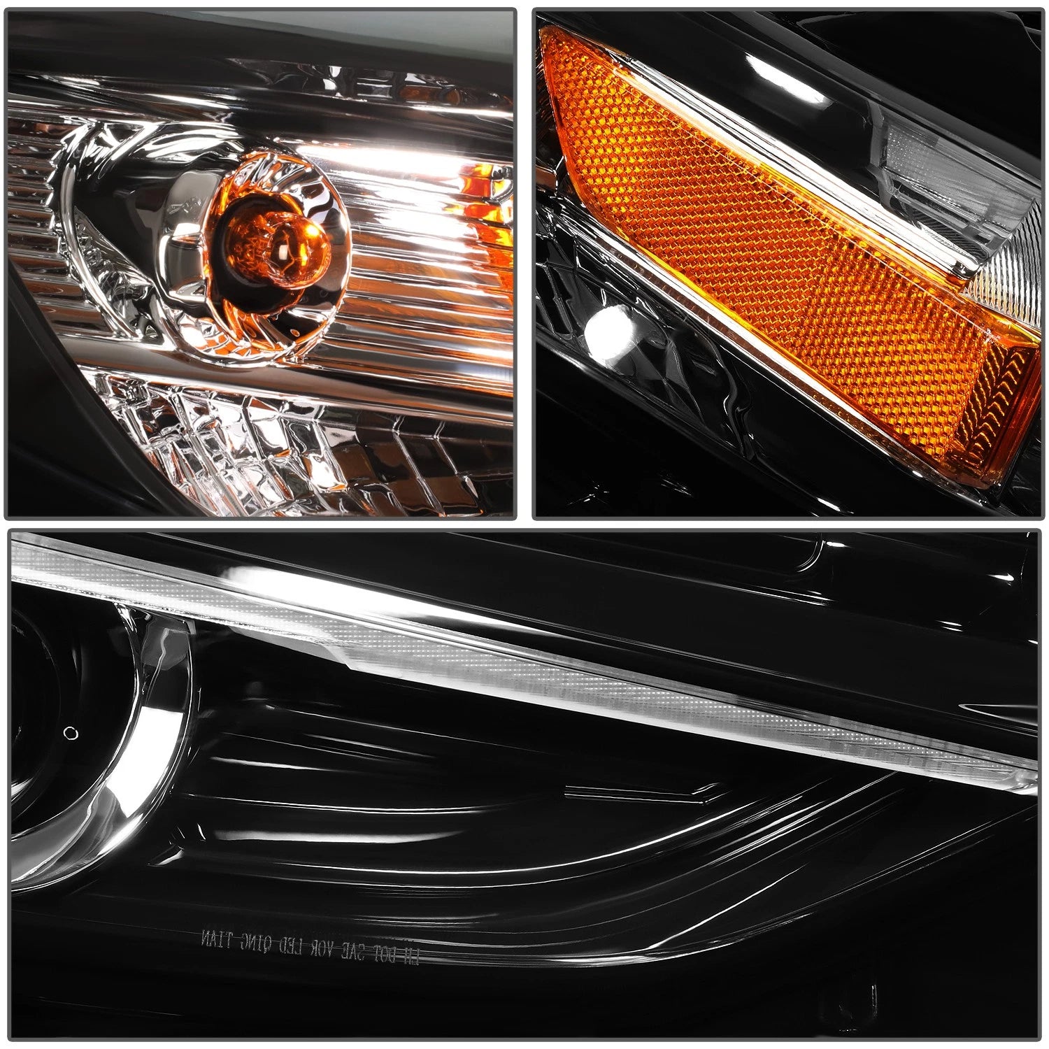1pc OE Style Projector Headlight Lamp Assembly for Mazda 3 (2019–2021)