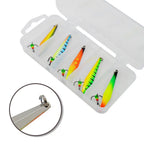 Set of 5 Ice Fishing Spoons 5cm 5g for Russian Sea Bass (Winter Fishing)