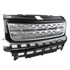 Black & Silver Front Grille Mesh for Land Rover Freelander 2 (2010-2016)