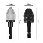 Keyless Drill Chuck with Hex Shank for Portable Tools (Universal)