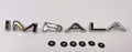Quarter Panel Emblems Chrome Letters for Chevrolet Impala 1964–1964