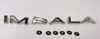 Quarter Panel Emblems Chrome Letters for Chevrolet Impala 1964–1964
