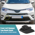 Tow Hook Cover for Toyota RAV4 SE (2016–2018) - Unpainted Black