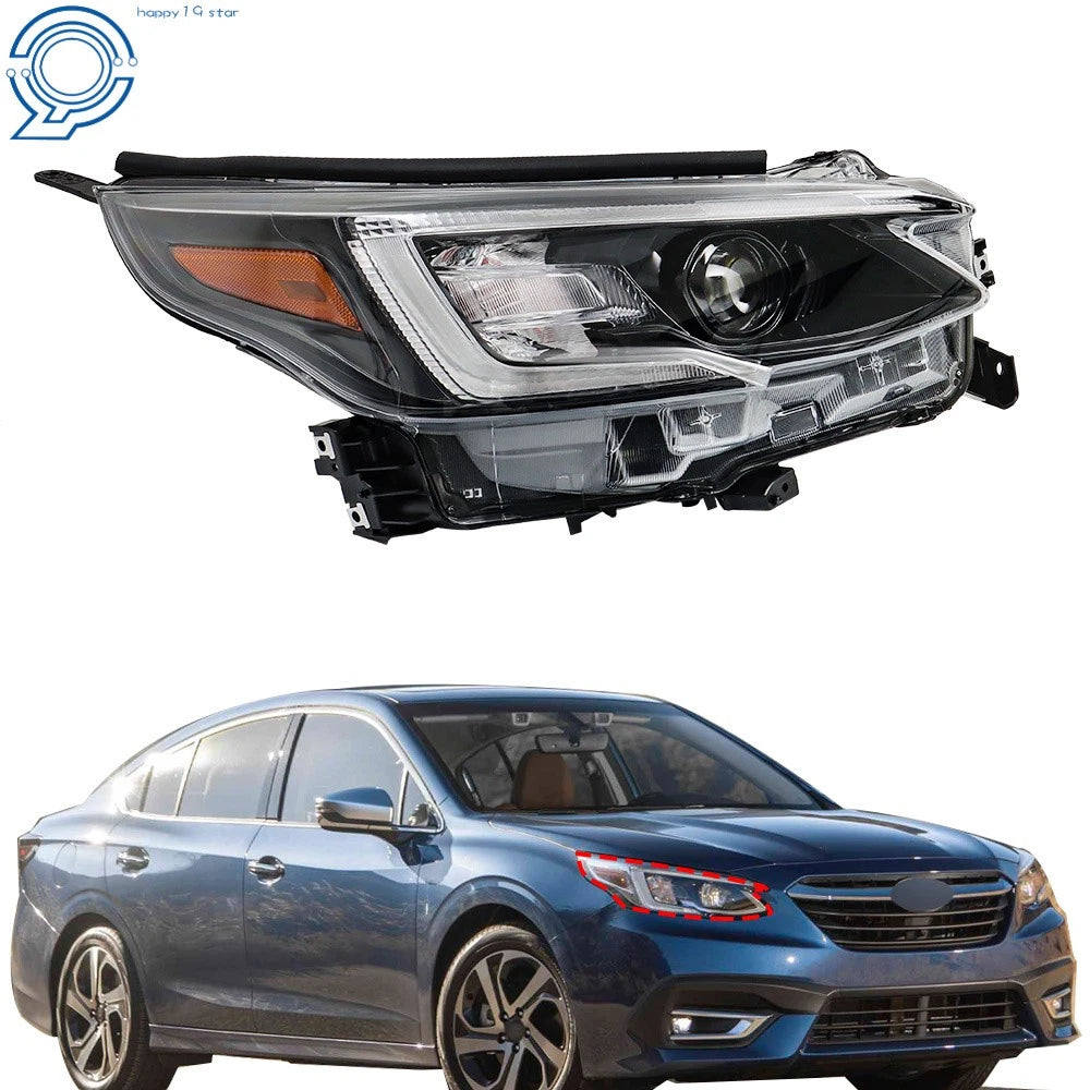 LED Headlight for Subaru Legacy/Outback (2020) Black Housing Clear
