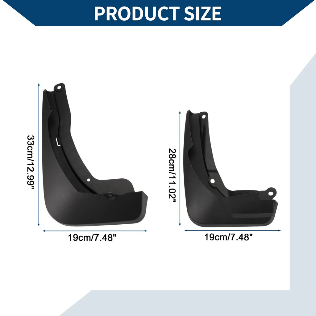 Set of 4 Mud Flaps Splash Guards for Honda E-NP1 (2022–2024)