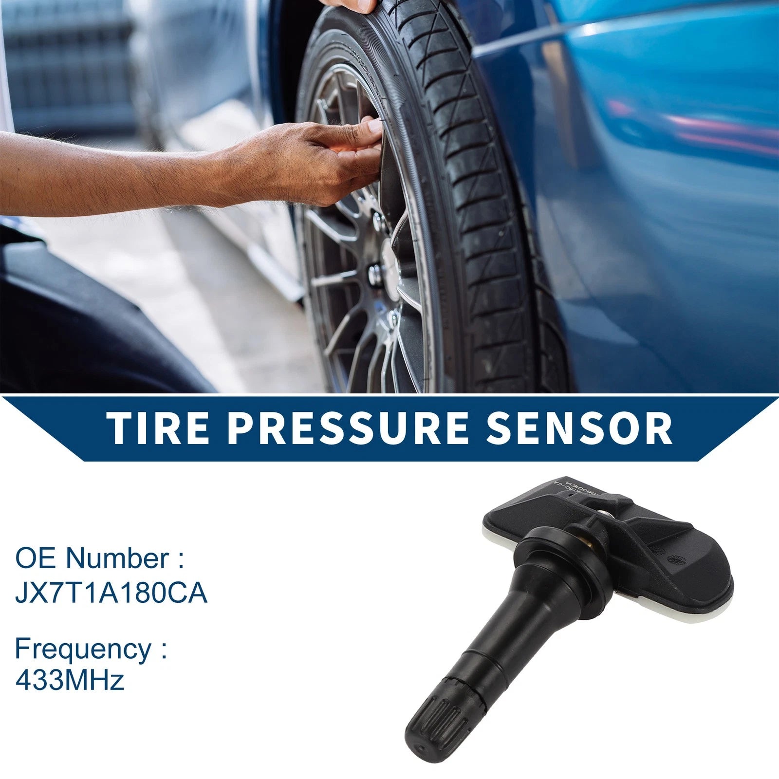 Tire Pressure Sensor No.JX7T1A180CA for Ford Explorer, Lincoln Aviator (2020)