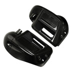 Lower Vented Leg Fairings for Harley Road Glide King (2014–2025) Black Quartz