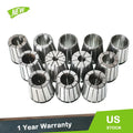Set of 12 Spring Collets for ER40 (Universal)