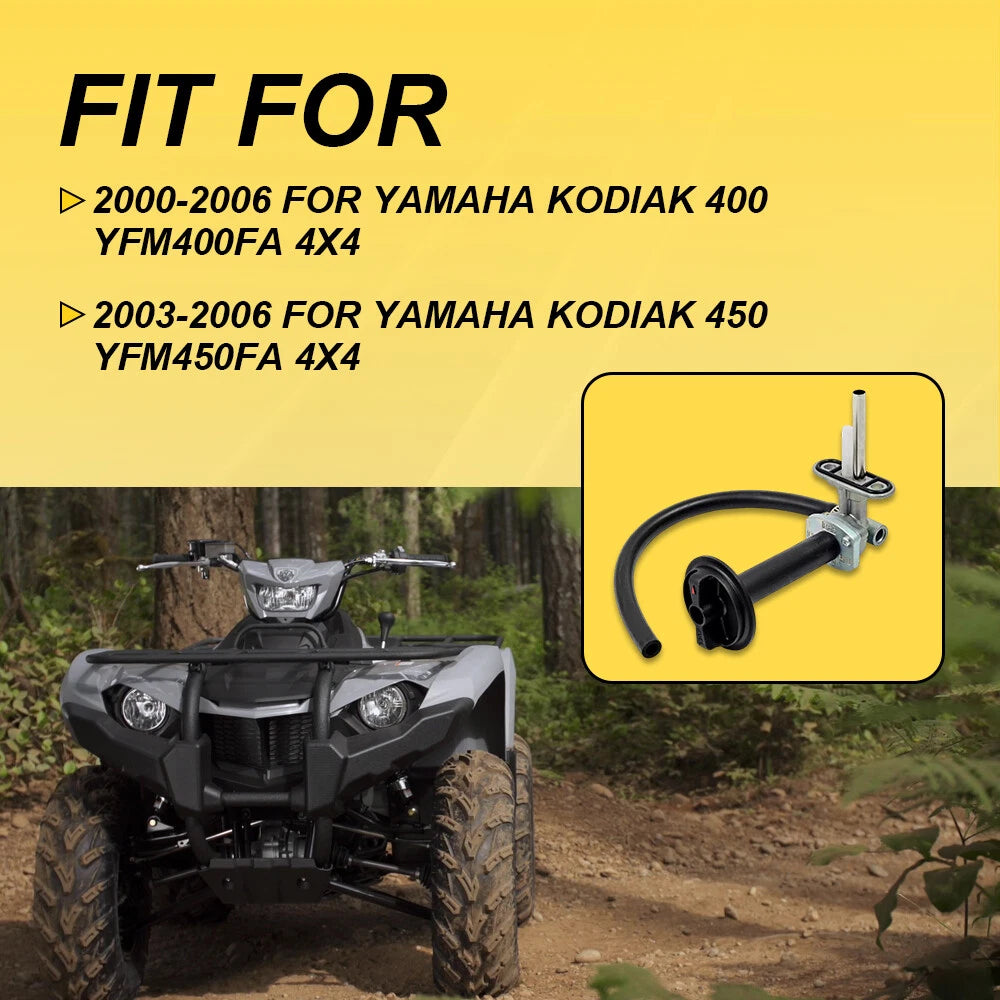 Fuel Petcock Shut Off Valve Kit for Yamaha Kodiak 400 (2000–2006)