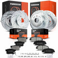 Drilled Brake Rotors & Ceramic Pads for Honda Element (2003–2011)