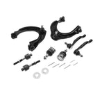 8x Front Control Arm with Ball Joint Tie Rod End Links for Honda Accord