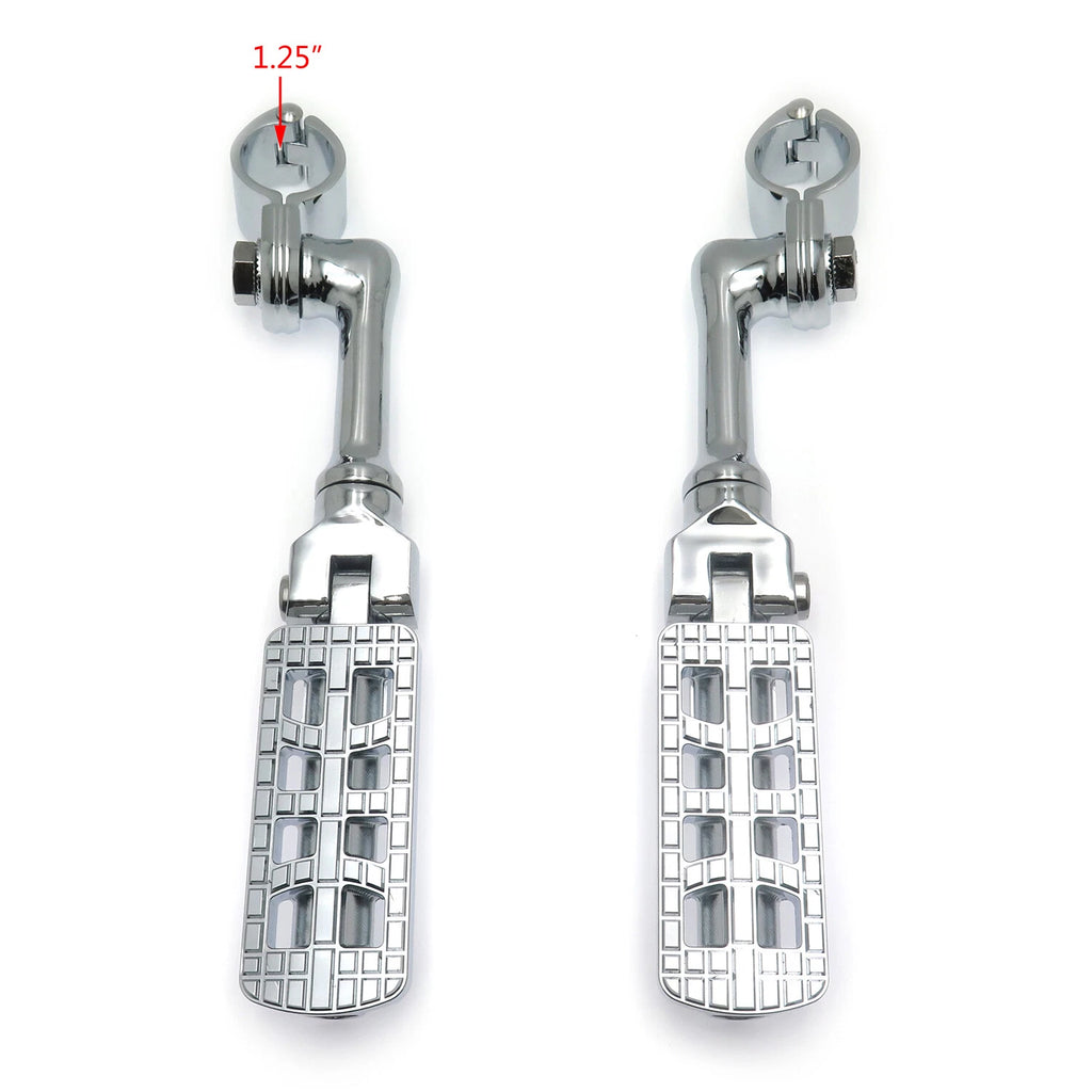 CNC Dominator Foot Pegs for Harley Road Glide (2015–2023) 1.25" Clamp