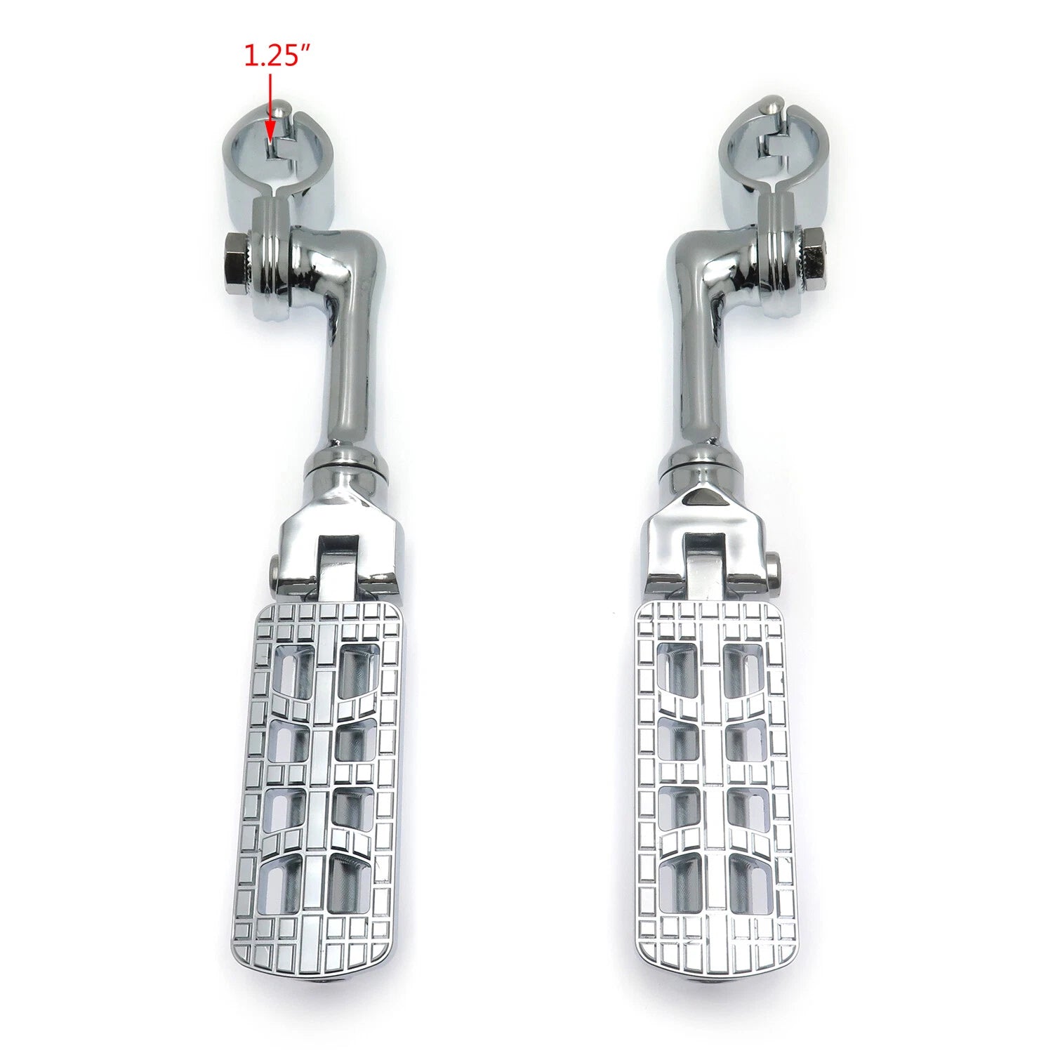 CNC Dominator Foot Pegs for Harley Road Glide (2015–2023) 1.25" Clamp