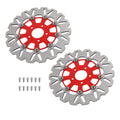 2x 11.8in Floating Front Brake Rotor for Harley-Davidson Trike 09-19 Dyna 06-17