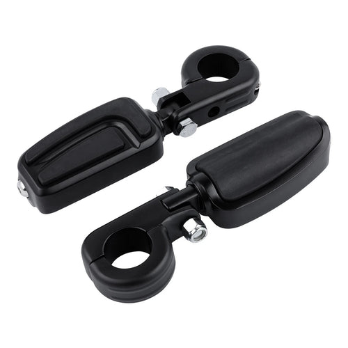 1 1/4" Highway Bar Foot Pegs Clamps for Harley Touring Dyna Softail
