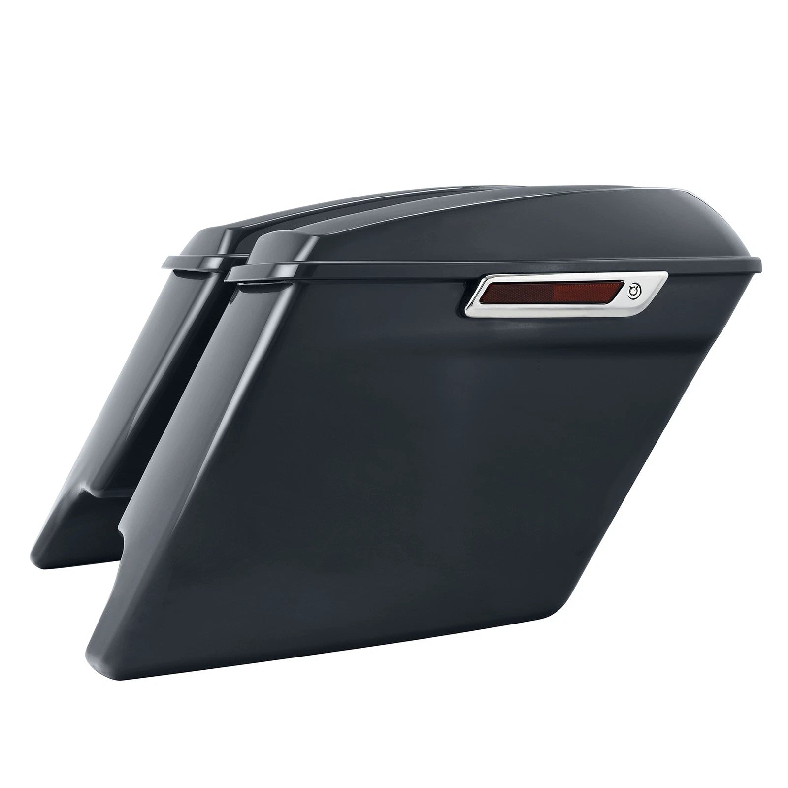 5" Stretched Hard Saddlebags for Harley Street Glide (2014–2023) Gunship Gray