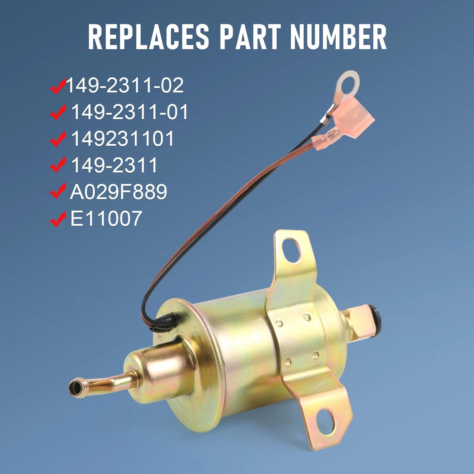 Fuel Pump for Onan 4000 4Kw Gas RV Generator (2000–2023)