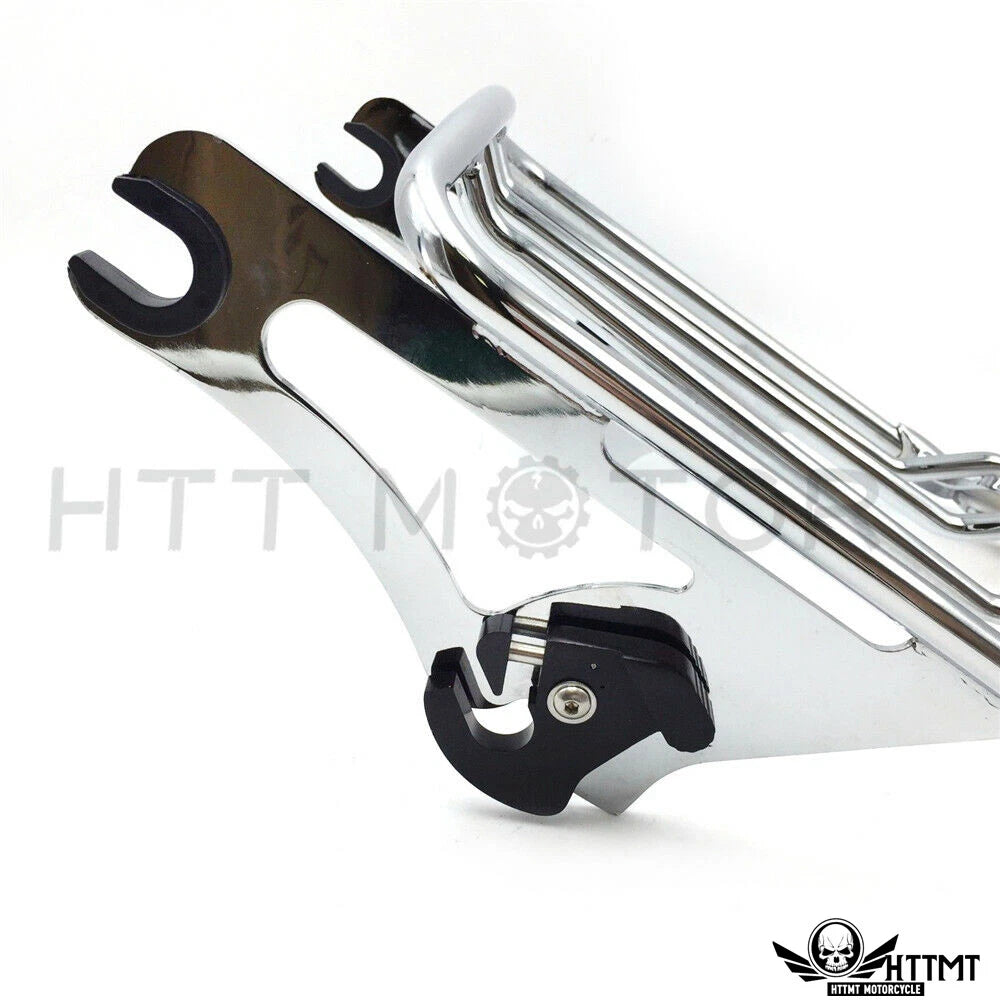 Detachable Two-Up Air Wing Luggage Rack for Harley Touring (2009–2013)