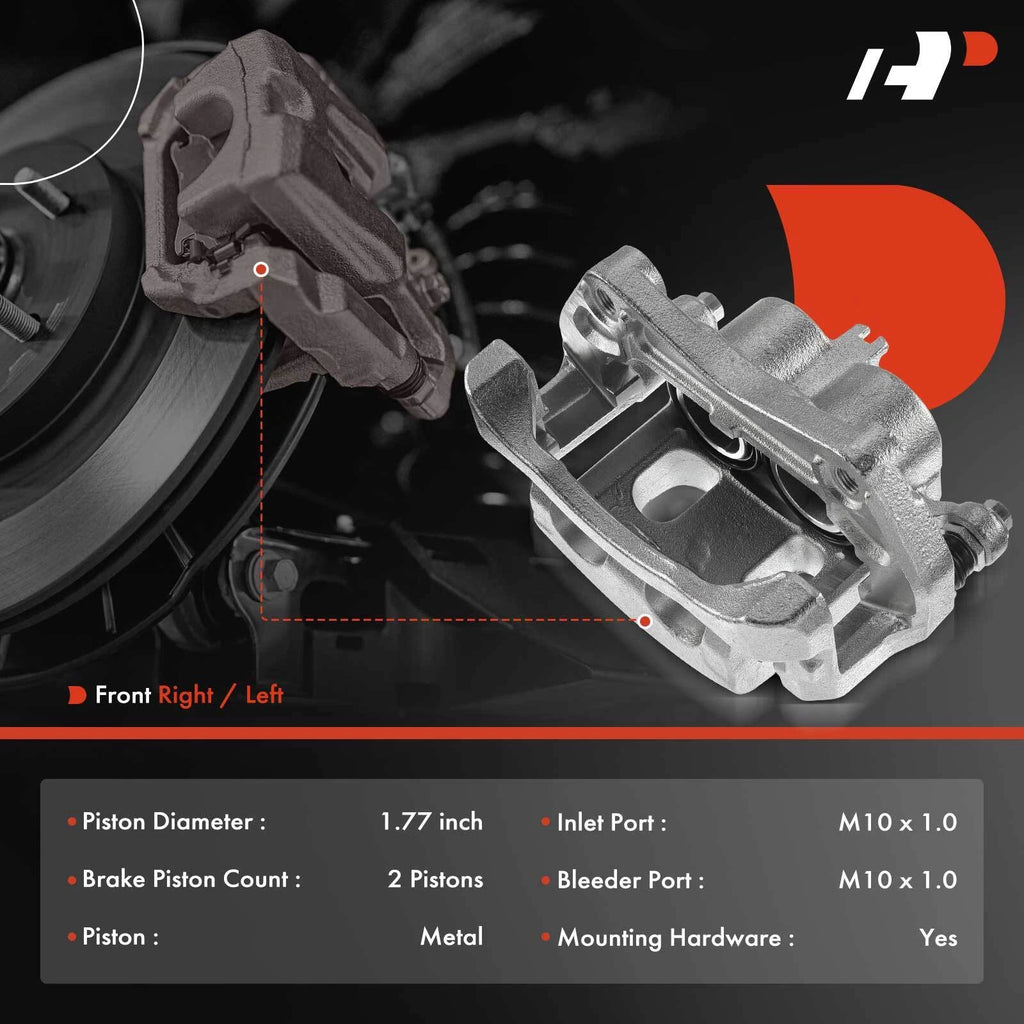 Front Left Brake Caliper with Bracket for Infiniti QX60 (2014–2023)
