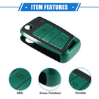 3 Buttons Remote Key Fob Case Cover for Volkswagen Golf 7, Polo (2013–2021)