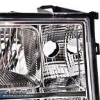 Pair of Clear Lens Headlights for GMC Sierra 1500 2500HD 3500HD (2007–2013)