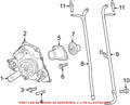 Engine Water Pump Gasket for Dodge Durango Charger Challenger (OEM)