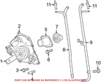 Engine Water Pump Gasket for Dodge Durango Charger Challenger (OEM)