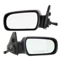 Set of 2 Manual Remote Mirrors for Toyota Camry (1987–1991) Paint to Match