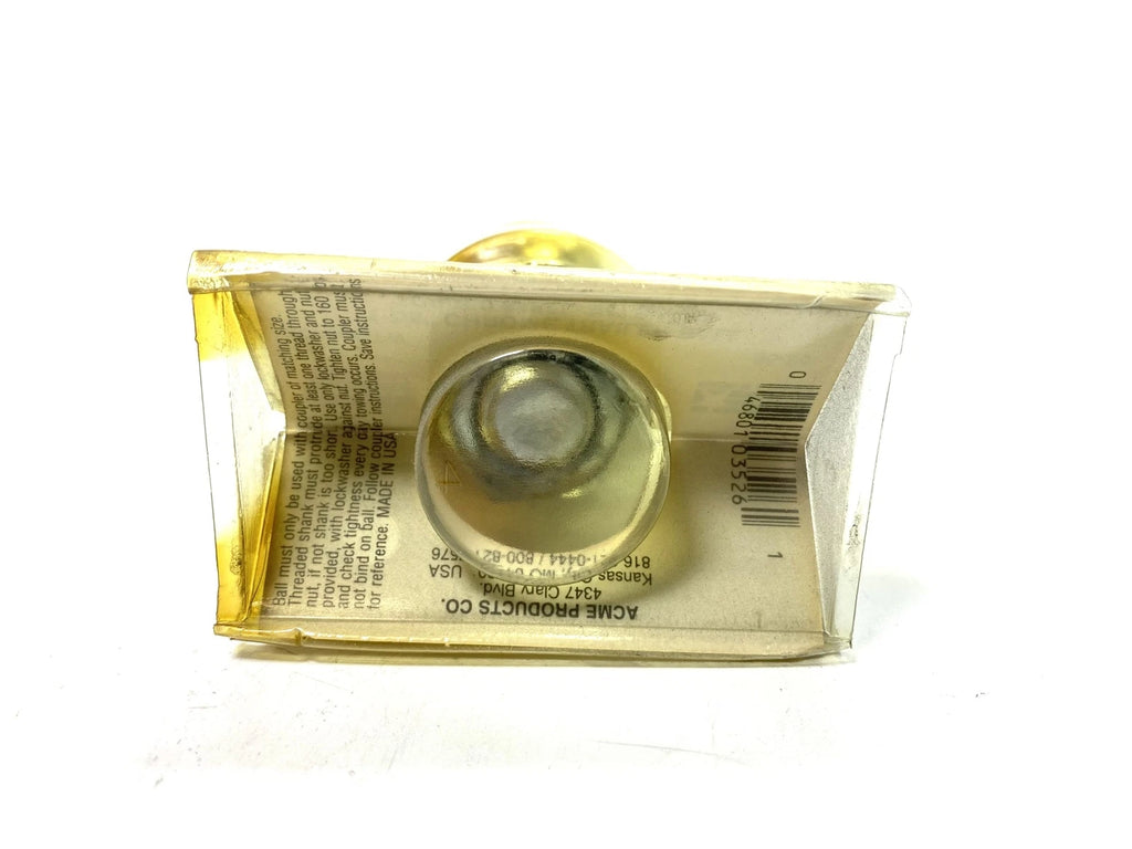 Set of 2 Chrome Trailer Balls for Acme 35-26 (1 7/8'', 3/4'' Shank)