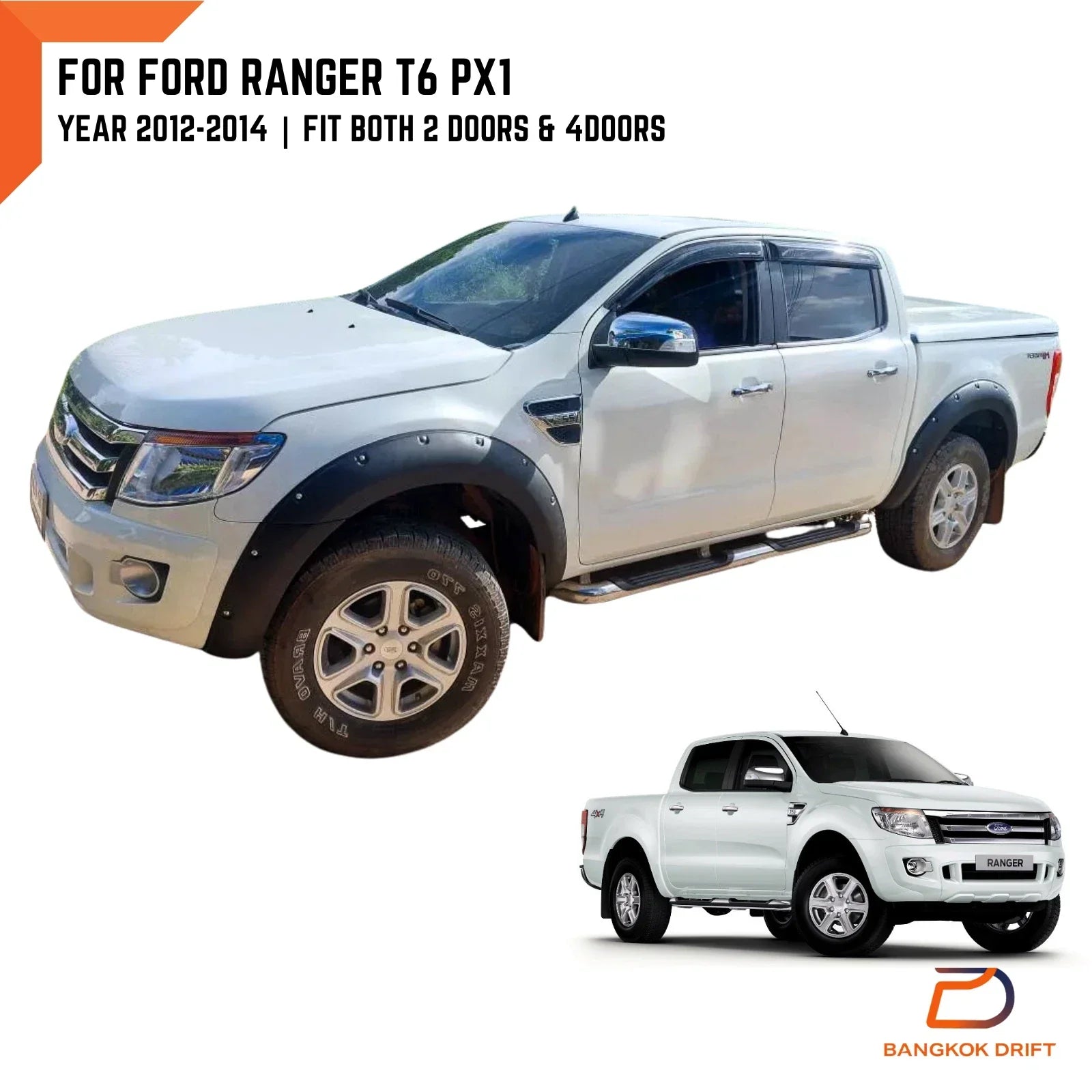 Fender Flare Wheel Arch for Ford Ranger UTE PX1 (2012-2014)