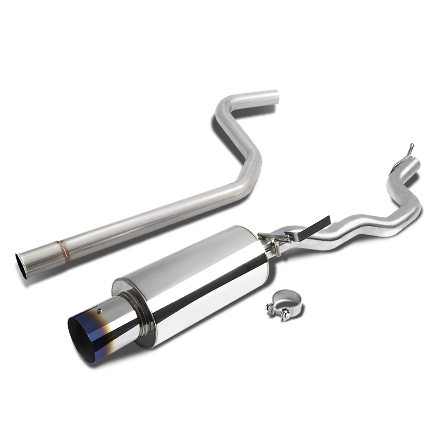4" Round Muffler Catback Exhaust System for Chevy Cavalier 1995–2005